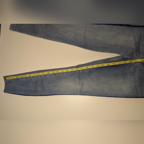 Pac Sun Womens Ankle Jegging Size 23 - 2 Blue Stripes down the side - Picture 11 of 11